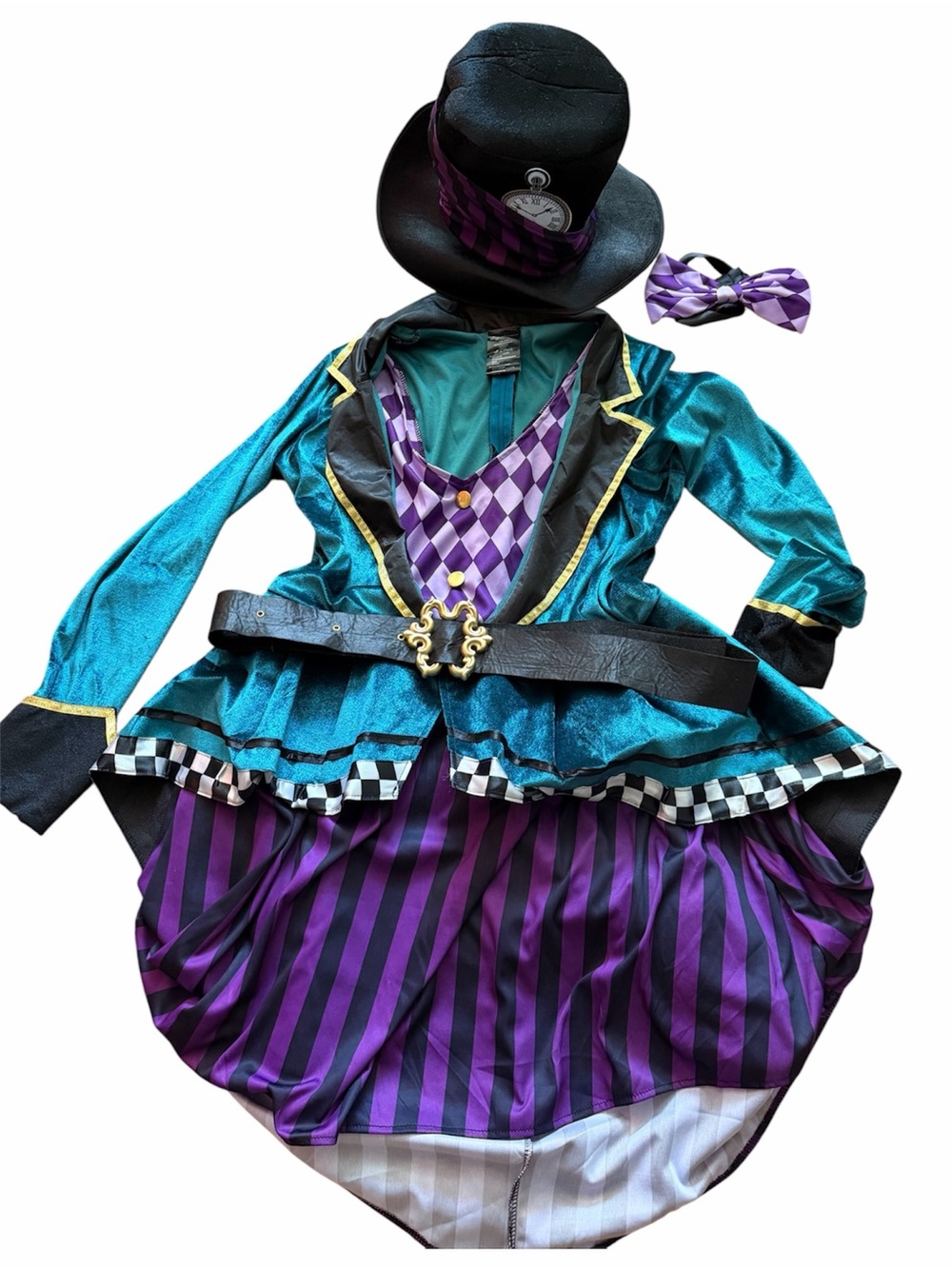 Plus Size Mad Hatter Women’s Halloween Costume - Picture 3 of 11